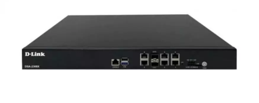 Маршрутизатор D-link DSA-2308X/A1A 6x10/100/1000Base-T, 2x10GBase-X SFP+, 2xUSB