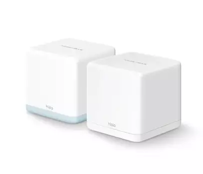 Маршрутизатор Mercusys Halo H32G(2-pack) Wi-Fi система AC1200, до 300 Мбит/с на 2,4 ГГц + до 867 Мбит/с на 5 ГГц, комплект 2 шт