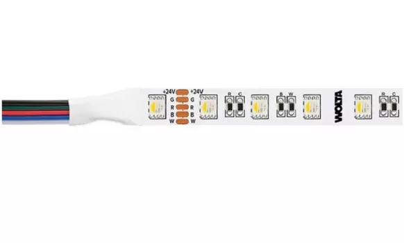 Лента светодиодная WOLTA WLS5050-14,4W/RGBW-3000/24H60-01 SMD5050 14,4Вт RGB-W 3000K 24В IP20 60 led
