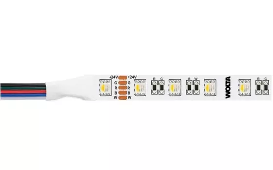Лента светодиодная WOLTA WLS5050-16W/RGBW-MIX/24H60-01 SMD5050 16Вт RGB-W MIX 3000-6500К 24В IP20 60