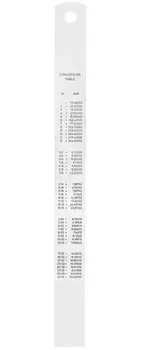 Линейка Deli DL8015Y стальная 150мм нержавеющая сталь