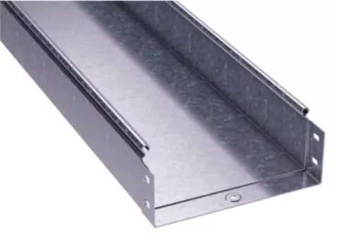 Лоток листовой неперфорированный DKC 3506515ZL (ШxВxД) 300x80x3000 мм, сталь, цинк-ламель, "S5 Combitech" (уп/2 шт)