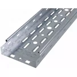 Лоток листовой перфорированный DKC 35252HDZ (ШxВxД) 100x50x2000 мм, сталь, горячеоцинкованная, "S5 Combitech" (уп/8 шт)