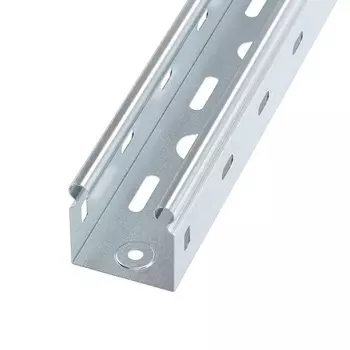 Лоток листовой перфорированный DKC 3526015HDZ (ШxВxД) 50x50x3000 мм, сталь, горячеоцинкованная, "S5 Combitech" (уп/2 шт)