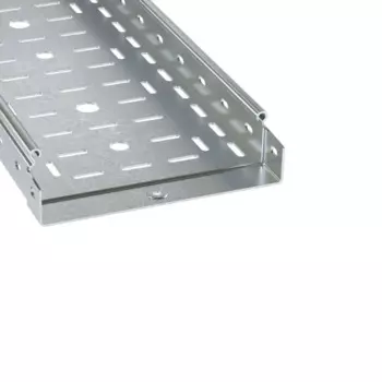 Лоток листовой перфорированный DKC 3526615HDZ (ШxВxД) 400x50x3000 мм, сталь, горячеоцинкованная, "S5 Combitech" (уп/2 шт)