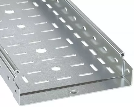 Лоток листовой перфорированный DKC 3530212HDZ (ШxВxД) 100x80x3000 мм, сталь, горячеоцинкованная, "S5 Combitech" (уп/2 шт)
