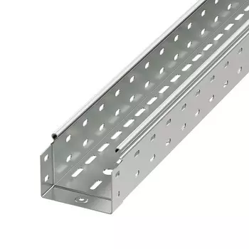 Лоток листовой перфорированный DKC 35302HDZ 100х80 L3000, горячеоцинкованный, "S5 Combitech"