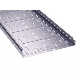 Лоток листовой перфорированный DKC 35345 (ШxВxД) 400x100x3000 мм, толщ. 0,9 мм, сталь, оцинкованная по методу Сендзимира, "S5 Combitech"