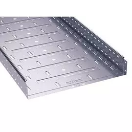 Лоток листовой перфорированный DKC 35347 (ШxВxД) 600x100x3000 мм, толщ. 0,9 мм, сталь, оцинкованная