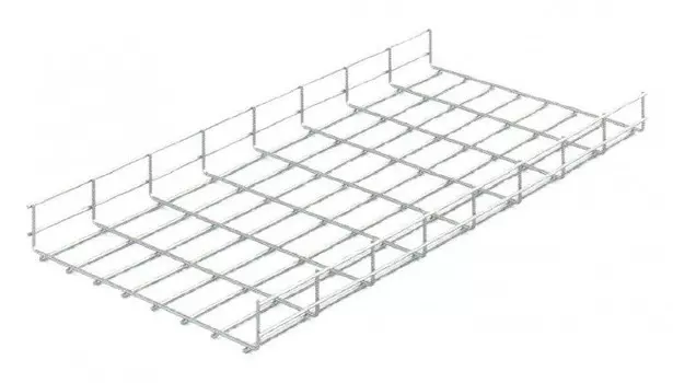Лоток проволочный Lanmaster LAN-MT100x100-3.8EZ 100х100мм, Ф3.8мм, оцинкованный, 3 метра