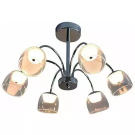 Люстра HIPER H821-6 LED 65Вт 3000K white/silver