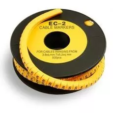 Маркер на кабель Cabeus EC-2-5 д.7.4мм, цифра 5