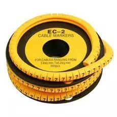 Маркер на кабель Cabeus EC-2-7 д.7.4мм, цифра 7