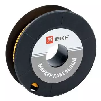 Маркер на кабель EKF plc-KM-1.5-1 1,5 мм2 "1" (1000 шт.) (ЕС-0)