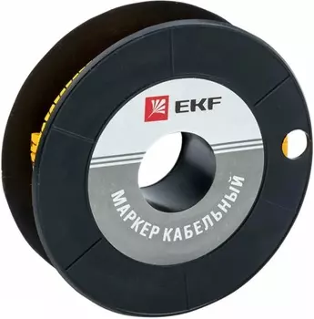 Маркер на кабель EKF plc-KM-6-7 6,0 мм2 "7" (350 шт.) (ЕС-3)