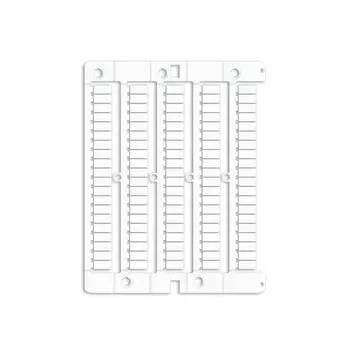 Маркировка для клемм DKC NUTB1051N жесткая, 5х10мм, "Mark" (уп/900 шт)