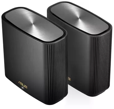 Маршрутизатор ASUS 90IG0740-MO3B30 XT9(B-2-PK) 2 access point, 802.11b/g/n/ac/ax, 574 + 4804Mbps, 2,4 + 5 gGz, black