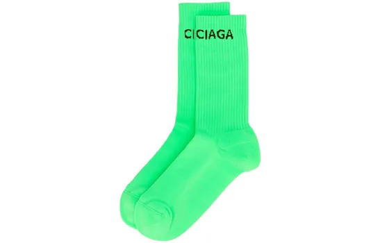Мужские носки Balenciaga, зеленый