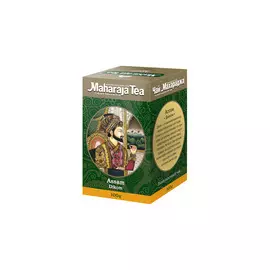 Чай чёрный листовой Maharaja Tea "Assam Dikom" 100г, индийский, байховый