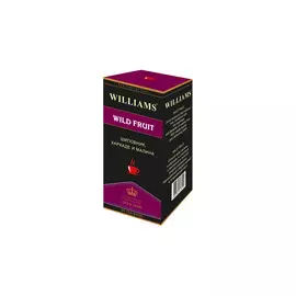 Чай фруктовый WILLIAMS "Wild Fruit" в пакетиках 25шт. х 2г (шиповник, каркаде, малина)
