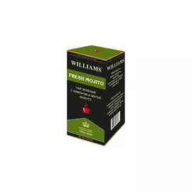 Чай зелёный с ароматом лимона и мяты WILLIAMS "Fresh Mojito" в пакетиках 25шт. х 2г