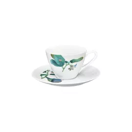 Чашка чайная с блюдцем Noritake "Овощной букет.Баклажан" 210мл
