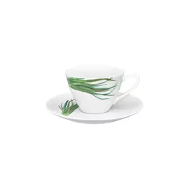 Чашка чайная с блюдцем Noritake "Овощной букет.Зелёный лук" 210мл