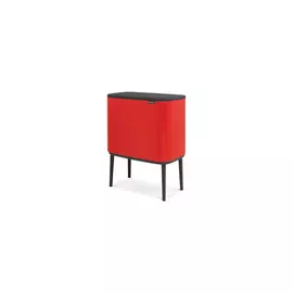 Бак для мусора 3х11л "Touch Bin Bo" "Брабантия" (красный)