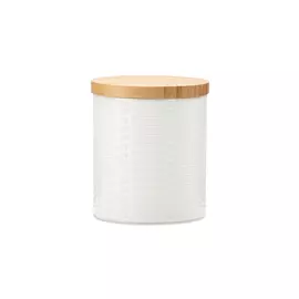 Банка с крышкой Lenox "Праздник 365,плетение" 16,5см (белая)