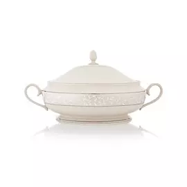 Блюдо для горячего с крышкой Lenox "Чистый Жемчуг" 2,3л