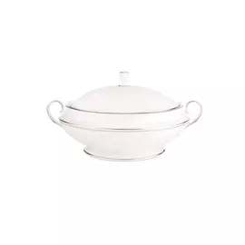 Блюдо для горячего с крышкой Lenox "Федеральный,платиновый кант" 1,9л