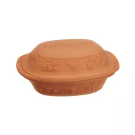 Блюдо для запекания с крышкой овальное ROEMERTOPF "Rustico" 41х28см (на 2,5кг мяса)