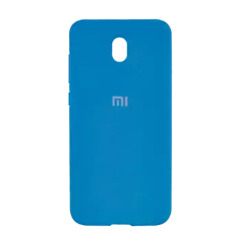 Накладка Silicone Case для Xiaomi Redmi 8A (Светло-синий)