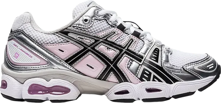 Кроссовки Wmns Gel Nimbus 9 'White Light Pink', белый