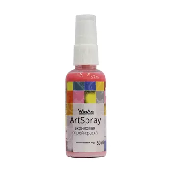 Спрей-Краска ArtSpray, розовый свет 50мл Wizzart