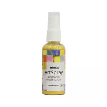 Спрей-Краска ArtSpray, золото майя 50мл Wizzart