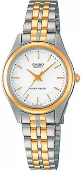 Японские наручные женские часы Casio LTP-1129G-7A. Коллекция Analog