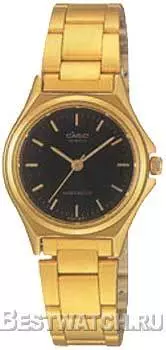 Японские наручные женские часы Casio LTP-1130N-1A. Коллекция Analog
