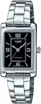 Японские наручные женские часы Casio LTP-1234DD-1A. Коллекция Analog