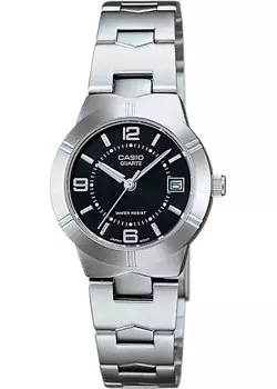 Японские наручные женские часы Casio LTP-1241D-1A. Коллекция Analog