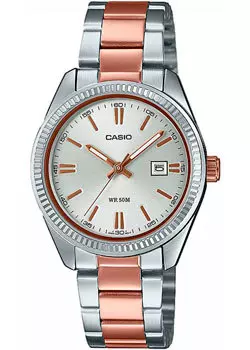 Японские наручные женские часы Casio LTP-1302PRG-7A. Коллекция Analog
