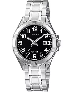 Японские наручные женские часы Casio LTP-1308D-1B. Коллекция Analog