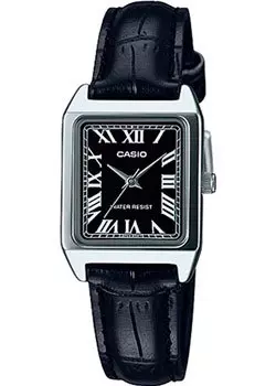 Японские наручные женские часы Casio LTP-V007L-1B. Коллекция Analog