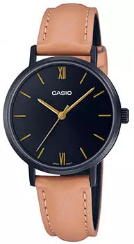 Японские наручные женские часы Casio LTP-VT02BL-1A. Коллекция Analog