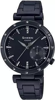 Японские наручные женские часы Casio SHE-4051BD-1AUDF. Коллекция Sheen