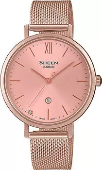 Японские наручные женские часы Casio SHE-4539CM-4A. Коллекция Sheen