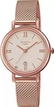 Японские наручные женские часы Casio SHE-4540CGM-4AUDF. Коллекция Sheen