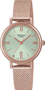 Японские наручные женские часы Casio SHE-4540CM-3A. Коллекция Sheen
