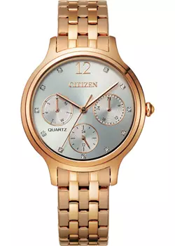 Японские наручные женские часы Citizen ED8183-54A. Коллекция Elegance