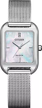 Японские наручные женские часы Citizen EM0491-81D. Коллекция Eco-Drive